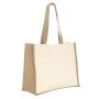 Bolsa de Algodón y Yute Yari 20L, Color Natural