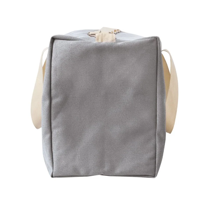 Bolso Deportivo 28L de Algodón Reciclado, Color Gris, vista 7 de 9