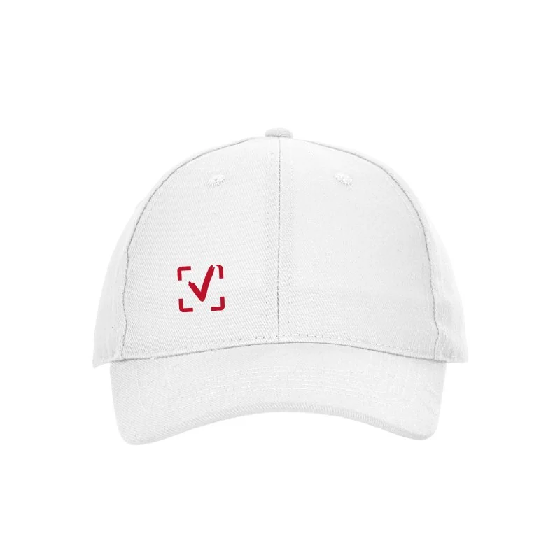 Gorra Jevi 100% Algodón Cepillado, Color Blanco, vista 4 de 10