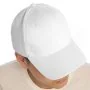 Gorra Jevi 100% Algodón Cepillado, Color Blanco, vista 3 de 10