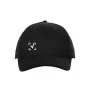 Gorra Jevi 100% Algodón Cepillado, Color Negro, vista 4 de 10
