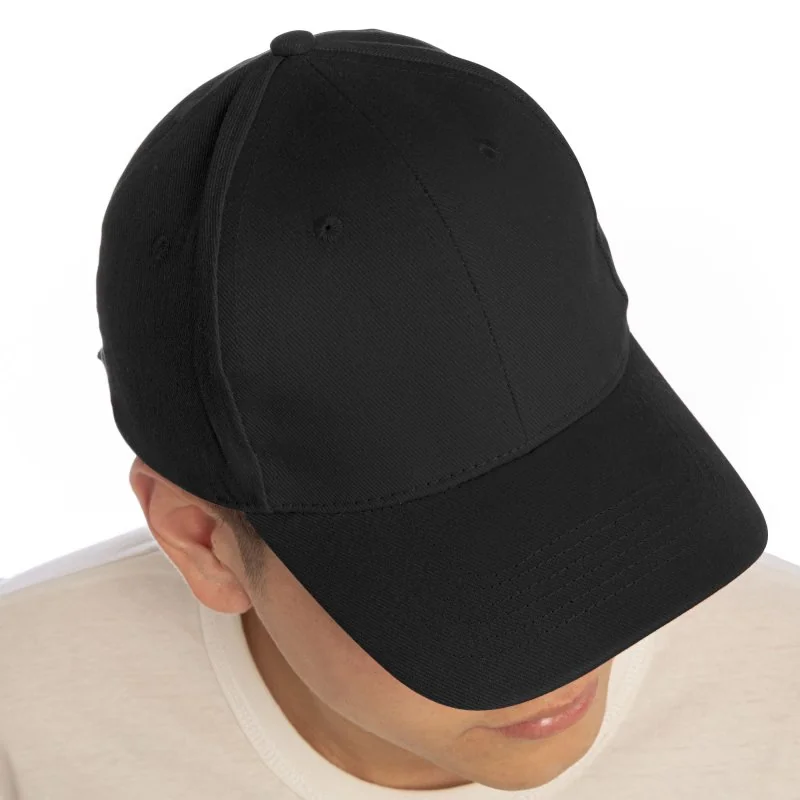 Gorra Jevi 100% Algodón Cepillado, Color Negro, vista 3 de 10