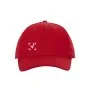 Gorra Jevi 100% Algodón Cepillado, Color Rojo, vista 4 de 10