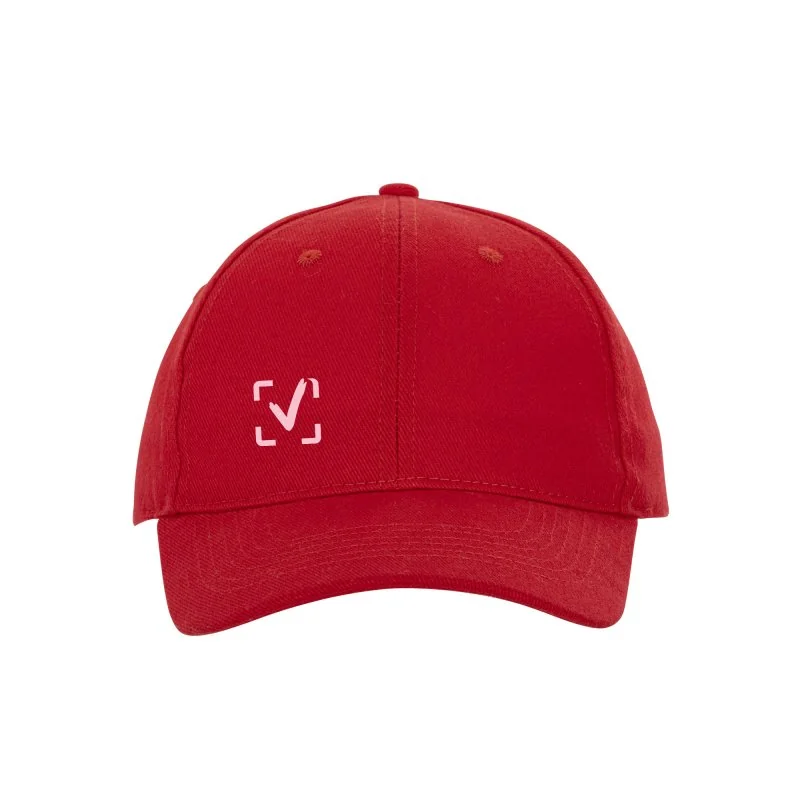 Gorra Jevi 100% Algodón Cepillado, Color Rojo, vista 4 de 10