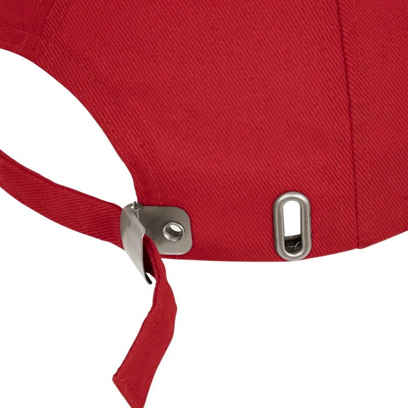 Gorra Jevi 100% Algodón Cepillado, Color Rojo, vista 8 de 10