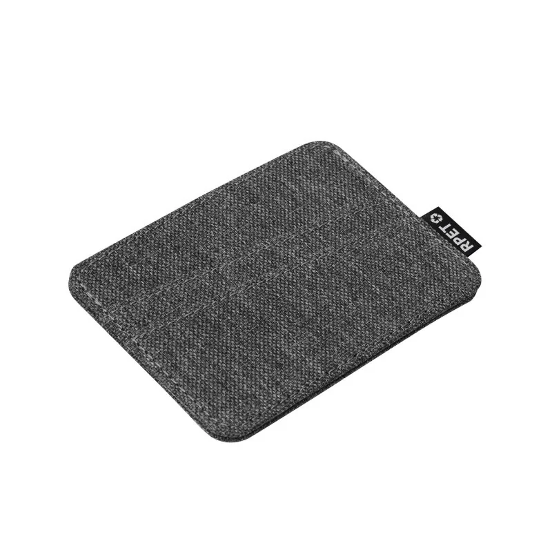 Tarjetero RPET Blocard con RFID, Color Gris, vista 4 de 6