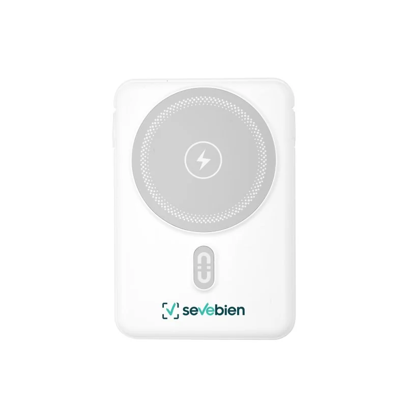 Power Bank Magnético Hug 10000mAh, Color Blanco, vista 4 de 13