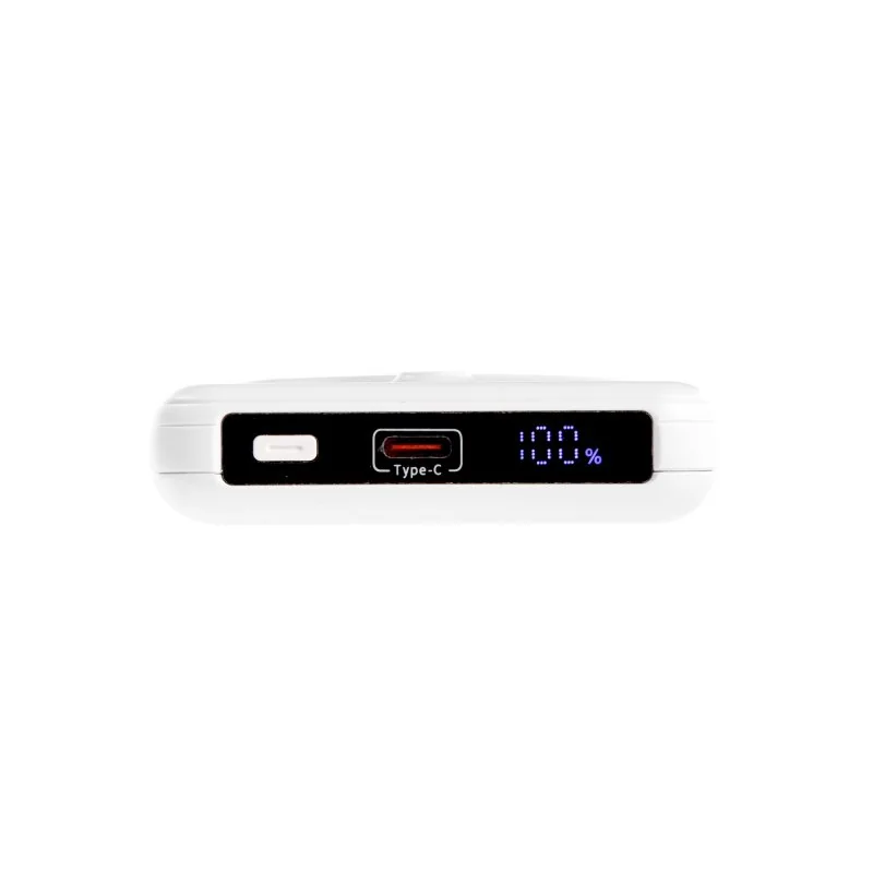 Power Bank Magnético Hug 10000mAh, Color Blanco, vista 9 de 13