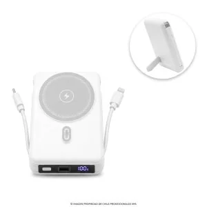Power Bank Magnético Hug 10000mAh, Color Blanco