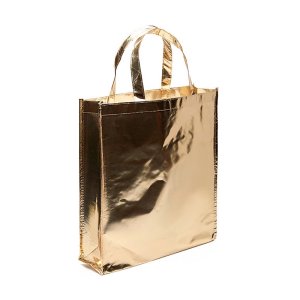 Bolsa Shopping, Color Dorado, vista 2 de 3