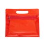 Necessaire Cristal Pouch, Color Rojo