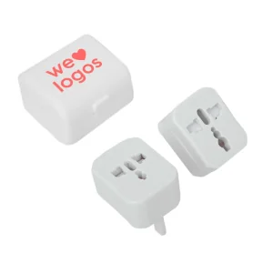 Adaptador de Corriente Universal con logo para Empresas | Adaptadores y Cargadores | Regalos Corporativos ChilePromo | 74-04