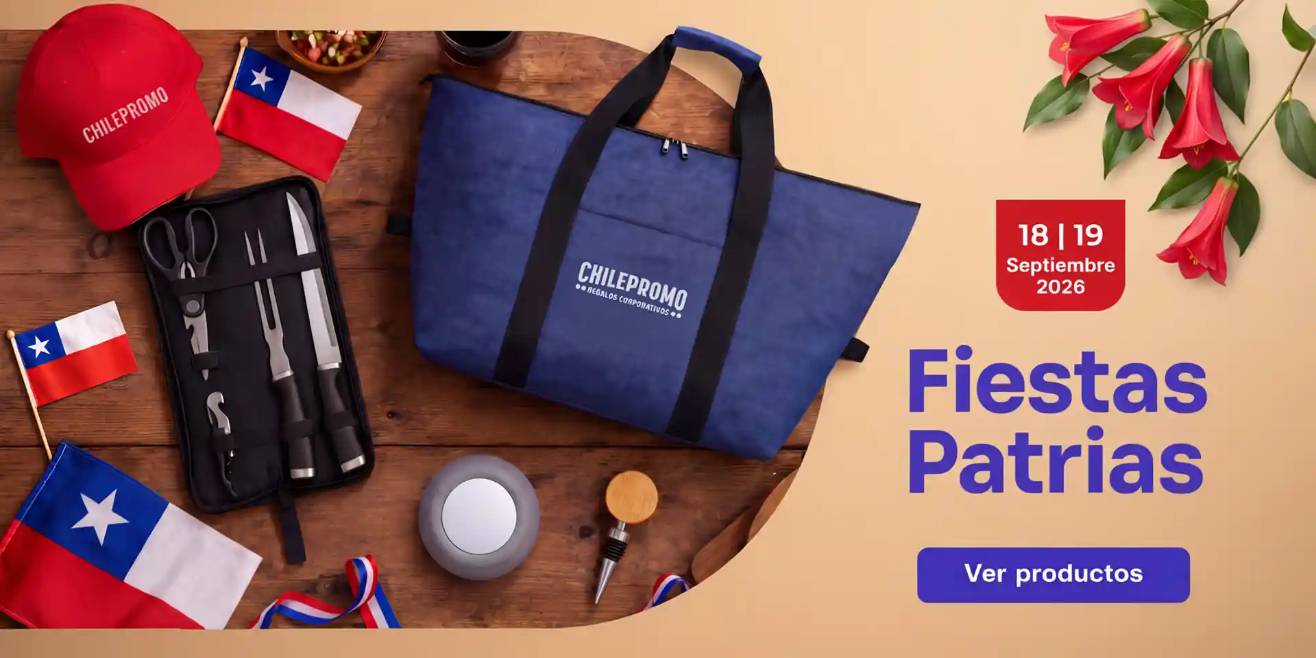 Fiestas Patrias Chile 2026 | ChilePromo Regalos Personalizados por Mayor Chile